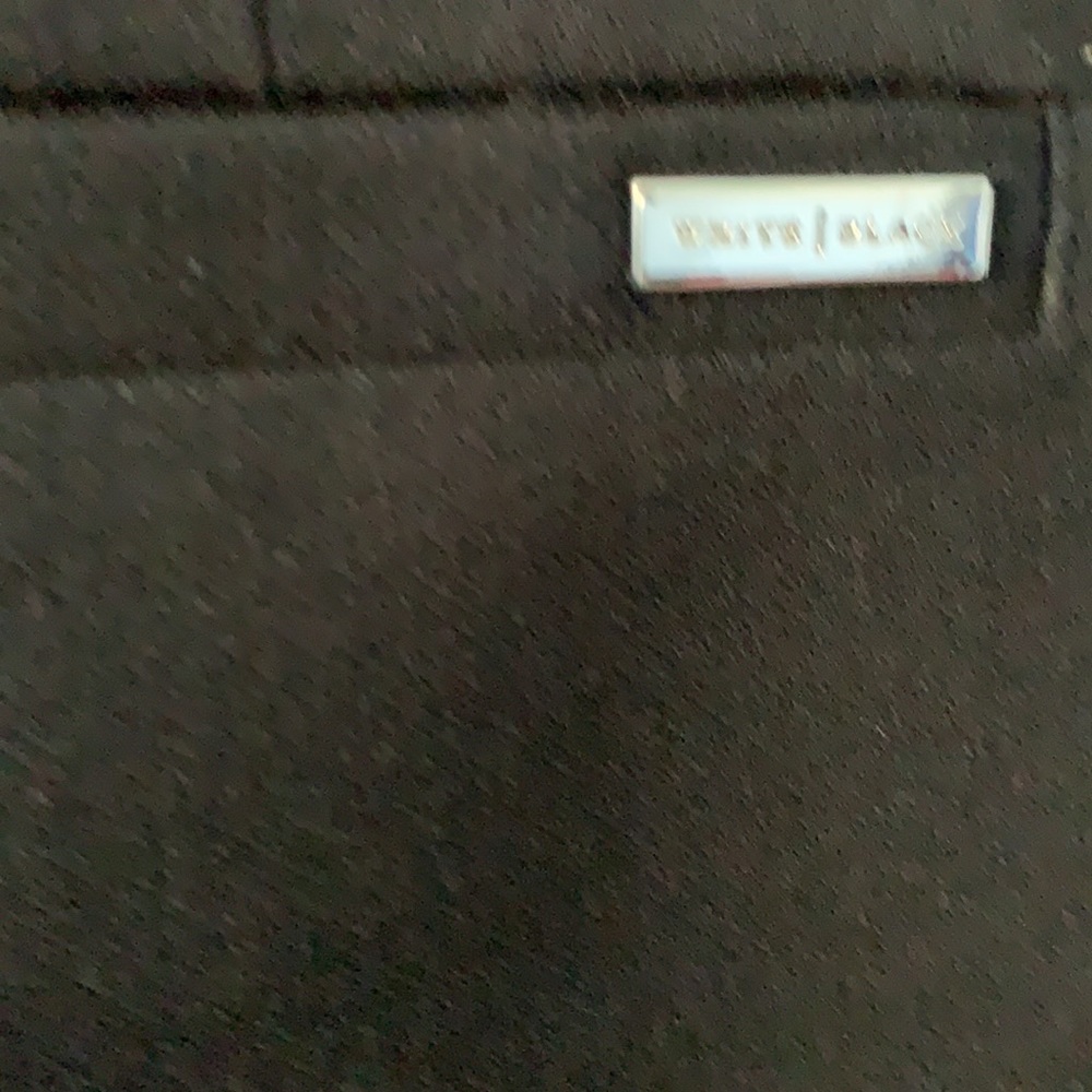 White House Black Market Black Dress Pants - Picture 3 of 4